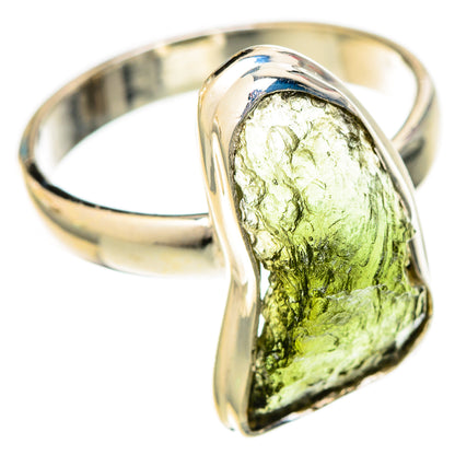 Czech Moldavite Rings handcrafted by Ana Silver Co - RING122584 - Photo 2