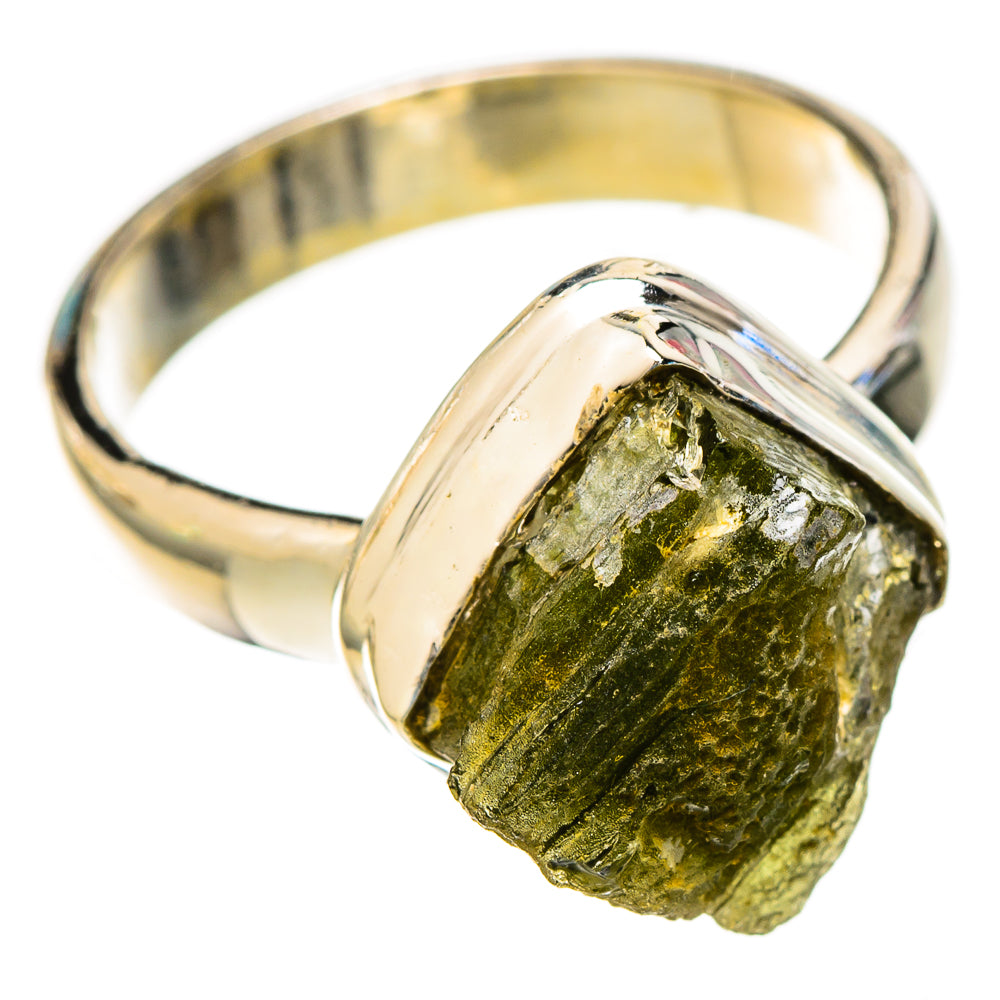Czech Moldavite Rings handcrafted by Ana Silver Co - RING122587 - Photo 2