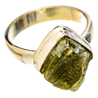 Czech Moldavite Rings handcrafted by Ana Silver Co - RING122587 - Photo 2