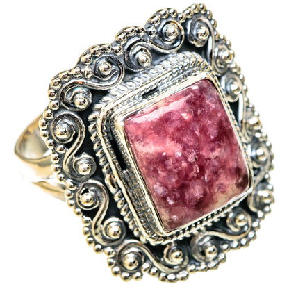 Lepidolite Rings handcrafted by Ana Silver Co - RING122589 - Photo 2
