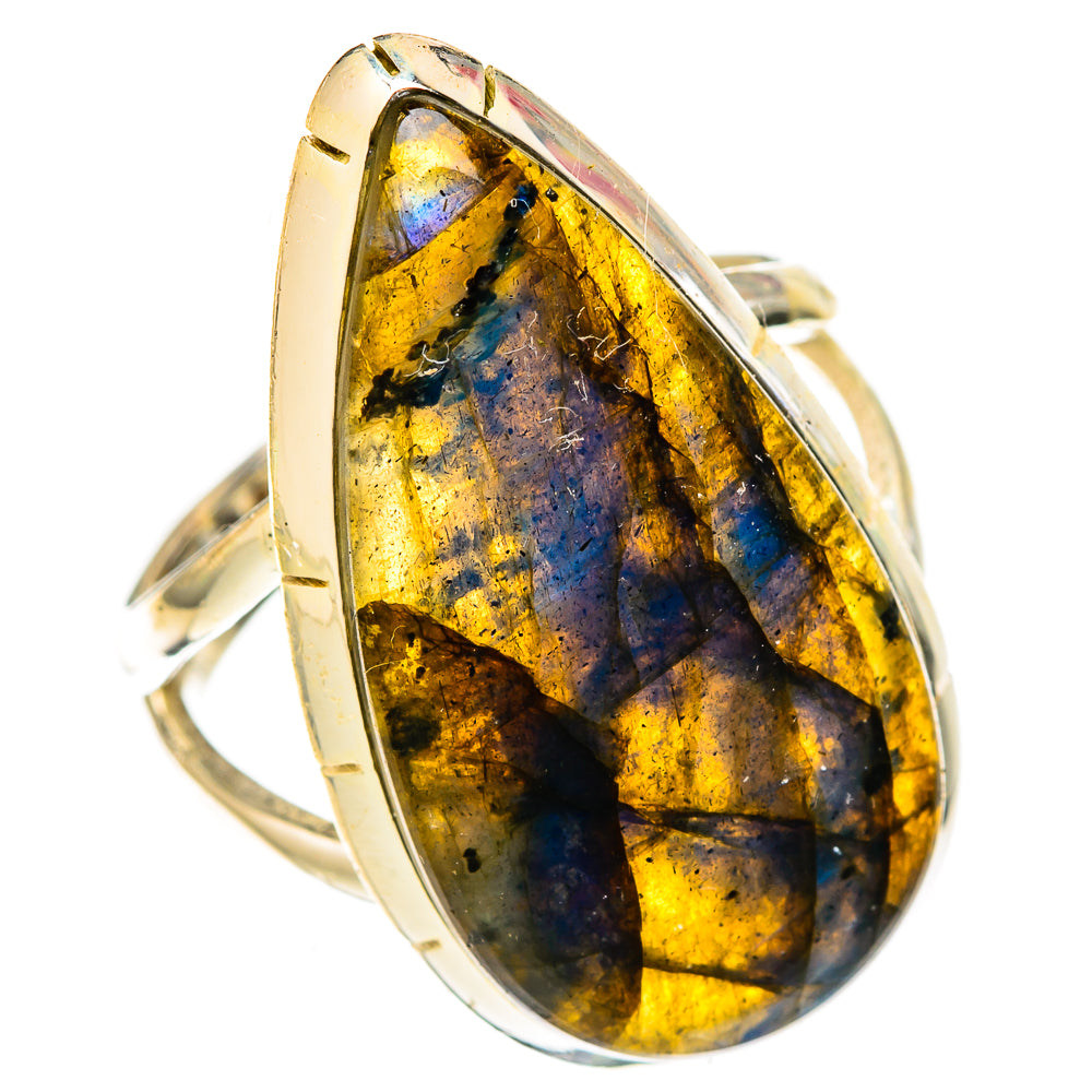 Labradorite Rings handcrafted by Ana Silver Co - RING122615 - Photo 2