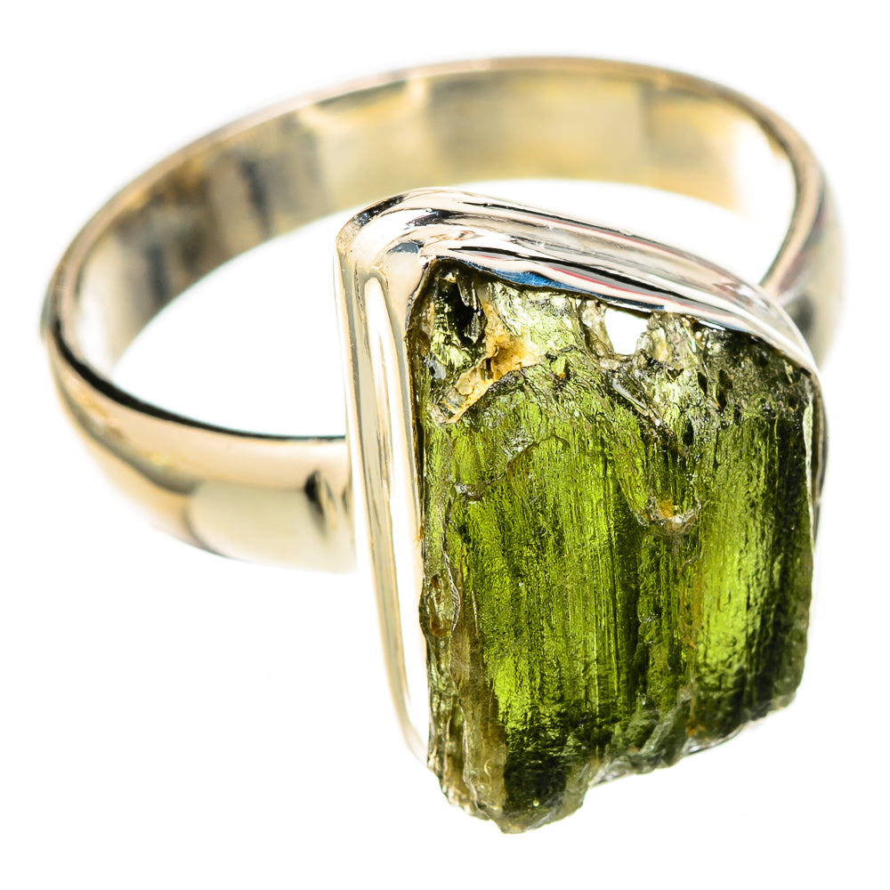 Czech Moldavite Rings handcrafted by Ana Silver Co - RING122624 - Photo 2