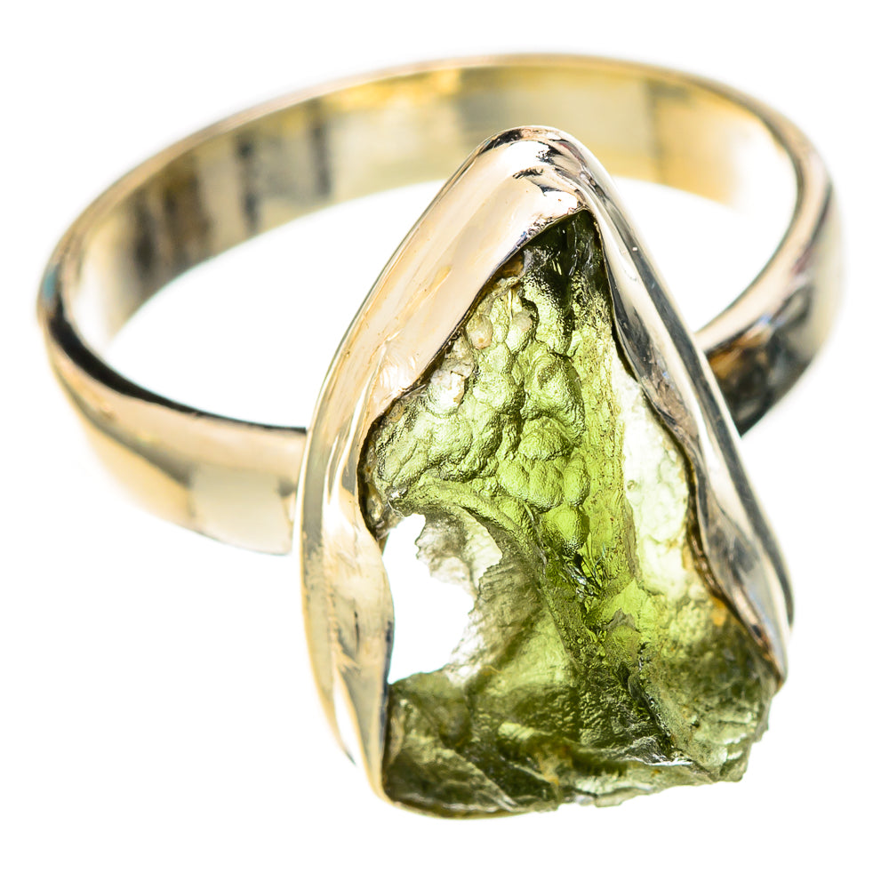 Czech Moldavite Rings handcrafted by Ana Silver Co - RING122627 - Photo 2