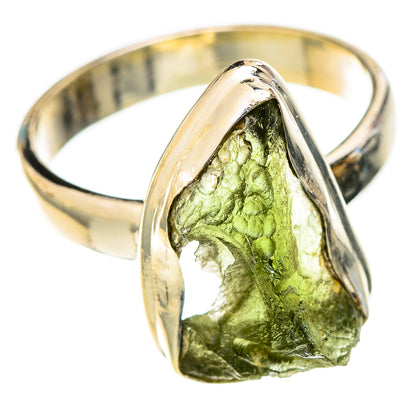 Czech Moldavite Rings handcrafted by Ana Silver Co - RING122627 - Photo 2