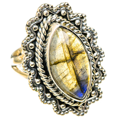 Labradorite Rings handcrafted by Ana Silver Co - RING122635 - Photo 2