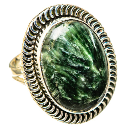 Seraphinite Rings handcrafted by Ana Silver Co - RING122642 - Photo 2
