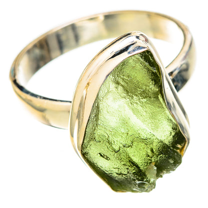 Czech Moldavite Rings handcrafted by Ana Silver Co - RING122644 - Photo 2