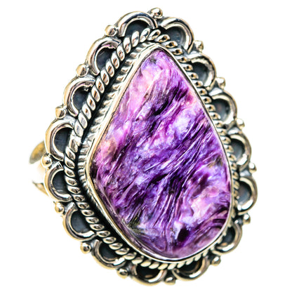 Charoite Rings handcrafted by Ana Silver Co - RING122648 - Photo 2