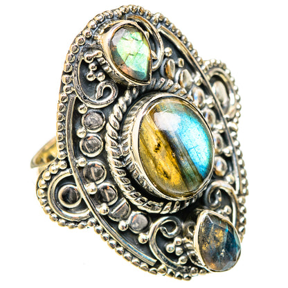 Labradorite Rings handcrafted by Ana Silver Co - RING122653 - Photo 2