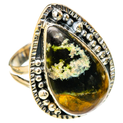 Australian Green Opal Rings handcrafted by Ana Silver Co - RING122662 - Photo 2