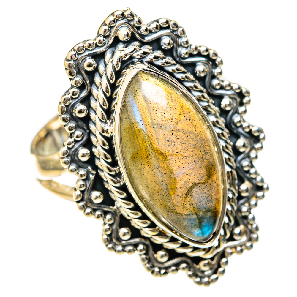 Labradorite Rings handcrafted by Ana Silver Co - RING122668 - Photo 2