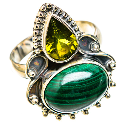 Malachite Rings handcrafted by Ana Silver Co - RING122679 - Photo 2