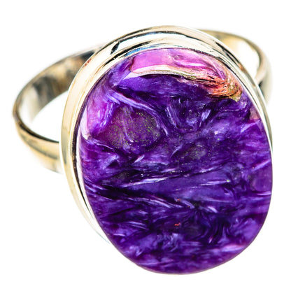 Charoite Rings handcrafted by Ana Silver Co - RING122685 - Photo 2