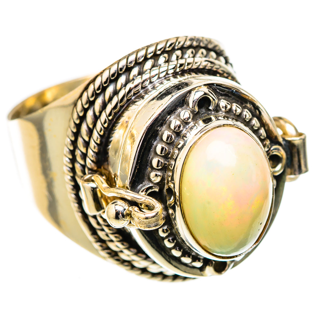 Ethiopian Opal Rings handcrafted by Ana Silver Co - RING122693 - Photo 2
