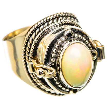 Ethiopian Opal Rings handcrafted by Ana Silver Co - RING122693 - Photo 2