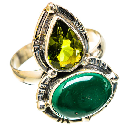Malachite Rings handcrafted by Ana Silver Co - RING122701 - Photo 2