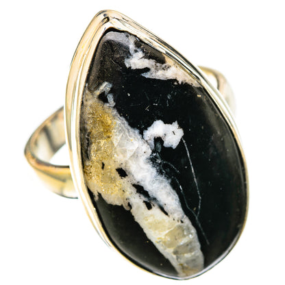 Chrysanthemum Stone Rings handcrafted by Ana Silver Co - RING122706 - Photo 2