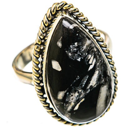 Chrysanthemum Stone Rings handcrafted by Ana Silver Co - RING122707 - Photo 2