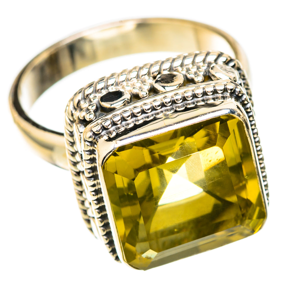 Citrine Rings handcrafted by Ana Silver Co - RING122713 - Photo 2