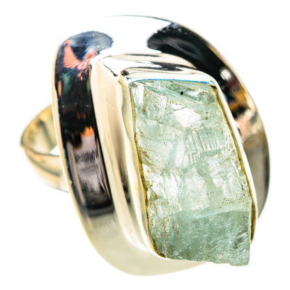 Aquamarine Rings handcrafted by Ana Silver Co - RING122730 - Photo 2