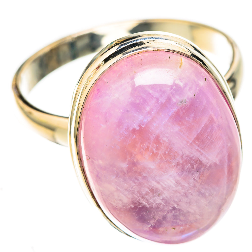 Pink Moonstone Rings handcrafted by Ana Silver Co - RING122736 - Photo 2