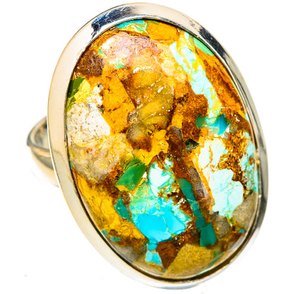 Chrysocolla Rings handcrafted by Ana Silver Co - RING122741 - Photo 2
