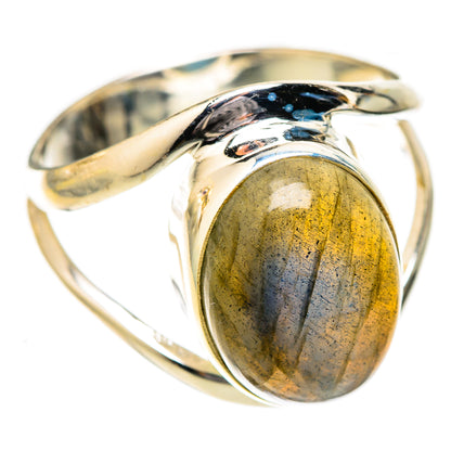 Labradorite Rings handcrafted by Ana Silver Co - RING122748 - Photo 2