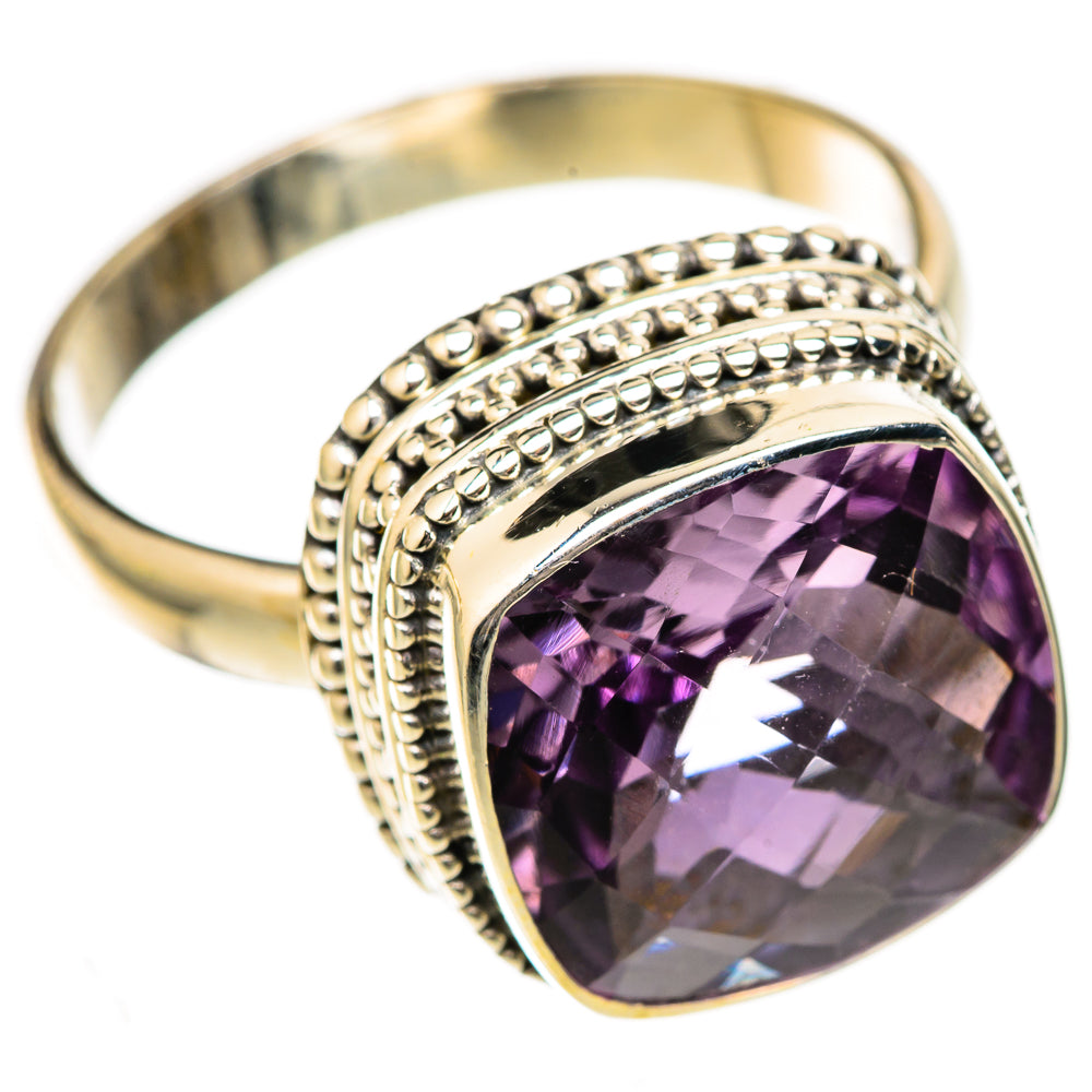 Amethyst Rings handcrafted by Ana Silver Co - RING122757 - Photo 2