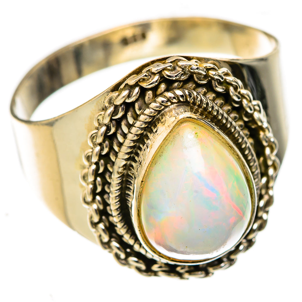 Ethiopian Opal Rings handcrafted by Ana Silver Co - RING122761 - Photo 2