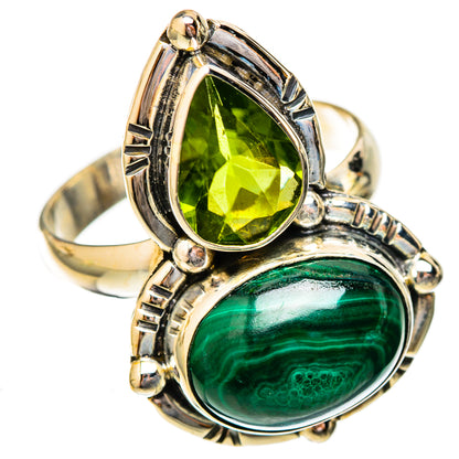 Malachite Rings handcrafted by Ana Silver Co - RING122770 - Photo 2