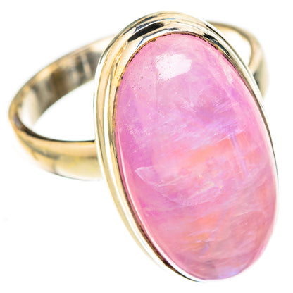 Pink Moonstone Rings handcrafted by Ana Silver Co - RING122771 - Photo 2