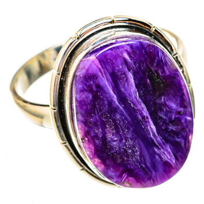 Charoite Rings handcrafted by Ana Silver Co - RING122773 - Photo 2