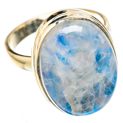 Rainbow Moonstone Rings handcrafted by Ana Silver Co - RING122782 - Photo 2