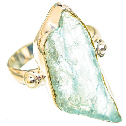Aquamarine Rings handcrafted by Ana Silver Co - RING122802 - Photo 2