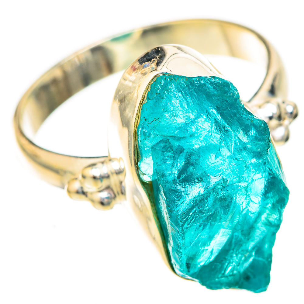 Apatite Rings handcrafted by Ana Silver Co - RING122805 - Photo 2