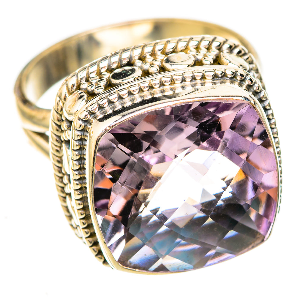 Pink Amethyst Rings handcrafted by Ana Silver Co - RING122810 - Photo 2