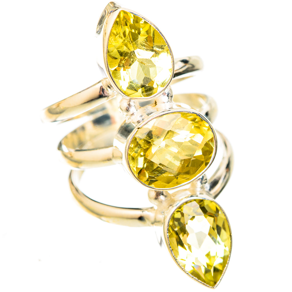 Citrine Rings handcrafted by Ana Silver Co - RING122824 - Photo 2
