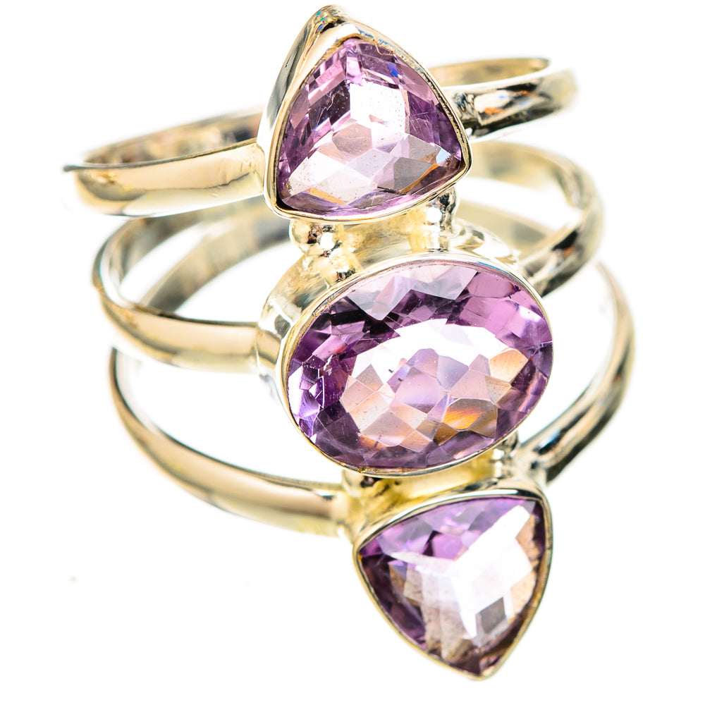 Amethyst Rings handcrafted by Ana Silver Co - RING122831 - Photo 2