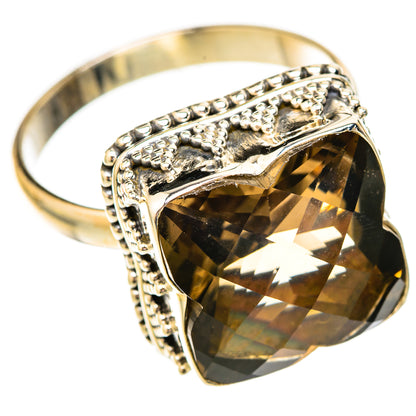 Smoky Quartz Rings handcrafted by Ana Silver Co - RING122844 - Photo 2