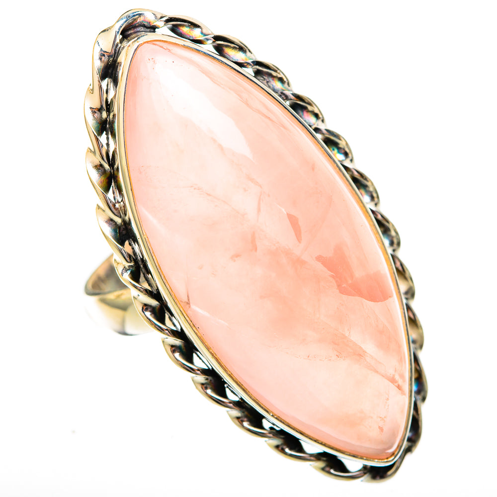 Rose Quartz Rings handcrafted by Ana Silver Co - RING122845 - Photo 2
