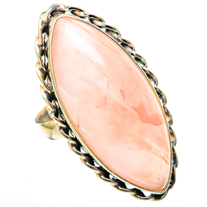 Rose Quartz Rings handcrafted by Ana Silver Co - RING122845 - Photo 2