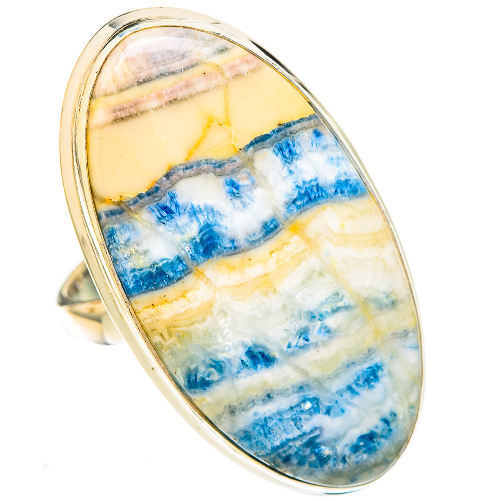 Blue Scheelite Rings handcrafted by Ana Silver Co - RING122864 - Photo 2