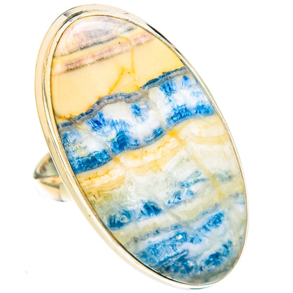 Blue Scheelite Rings handcrafted by Ana Silver Co - RING122864 - Photo 2