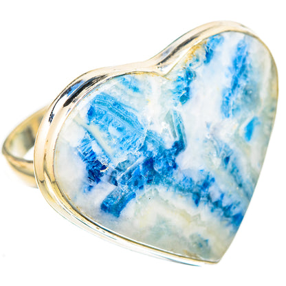Blue Scheelite Rings handcrafted by Ana Silver Co - RING122866 - Photo 2