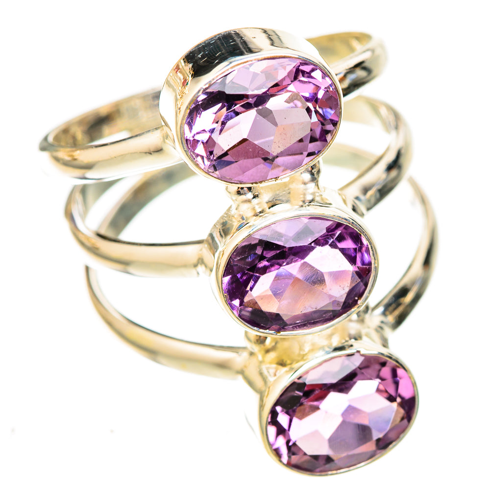 Amethyst Rings handcrafted by Ana Silver Co - RING122879 - Photo 2
