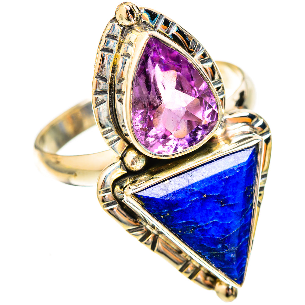 Lapis Lazuli Rings handcrafted by Ana Silver Co - RING122890 - Photo 2