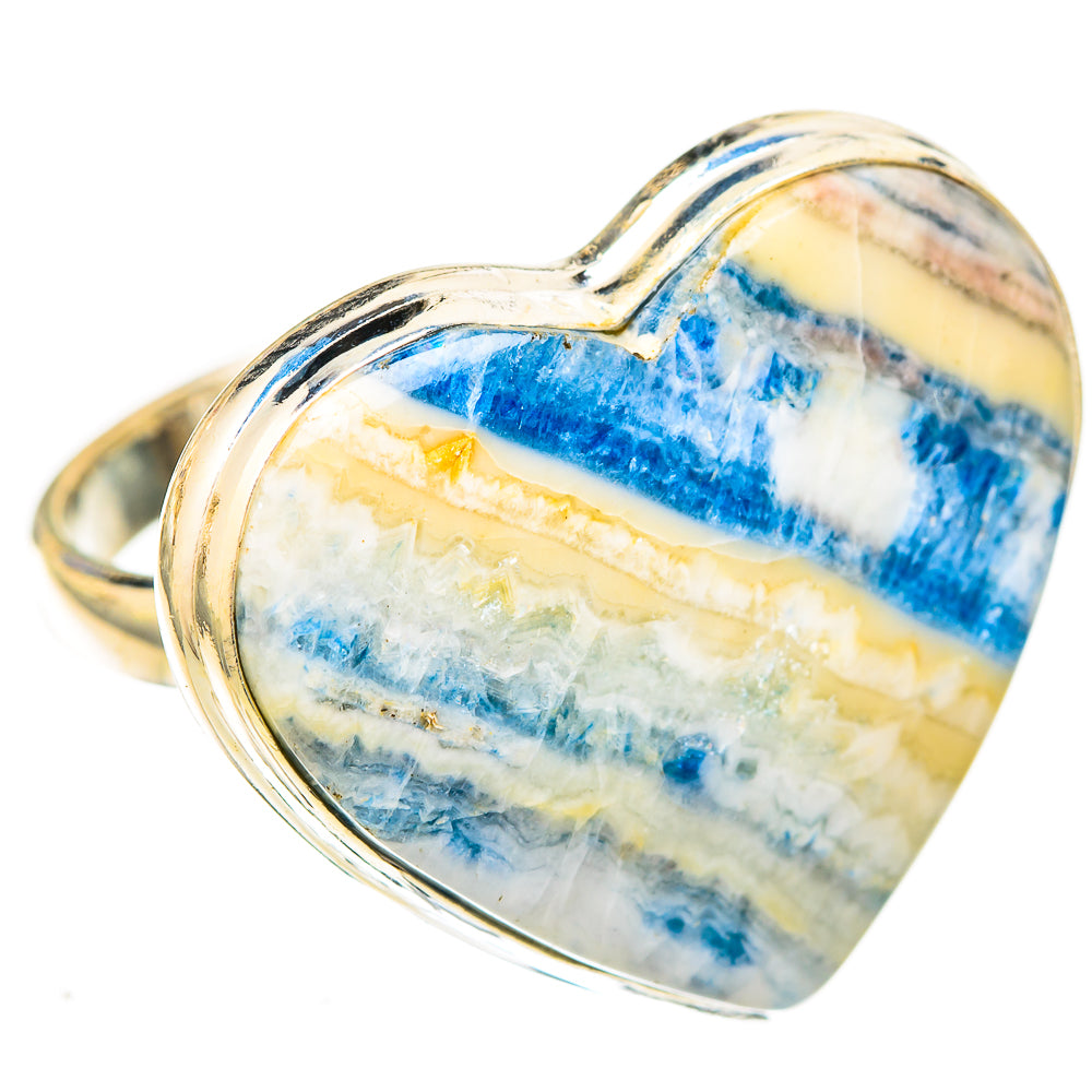Blue Scheelite Rings handcrafted by Ana Silver Co - RING122899 - Photo 2