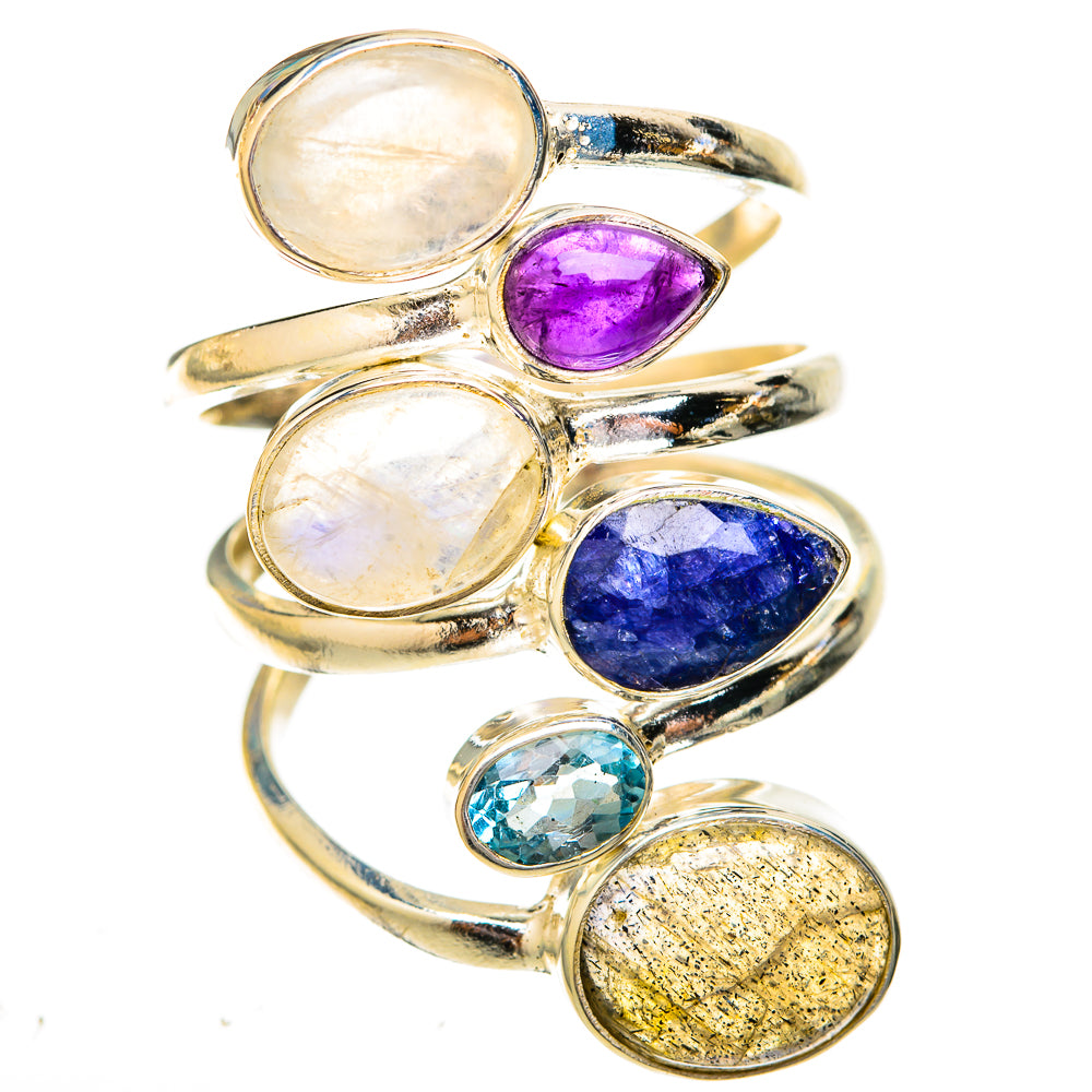 Labradorite Rings handcrafted by Ana Silver Co - RING122913 - Photo 2