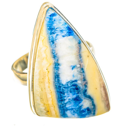 Blue Scheelite Rings handcrafted by Ana Silver Co - RING122922 - Photo 2