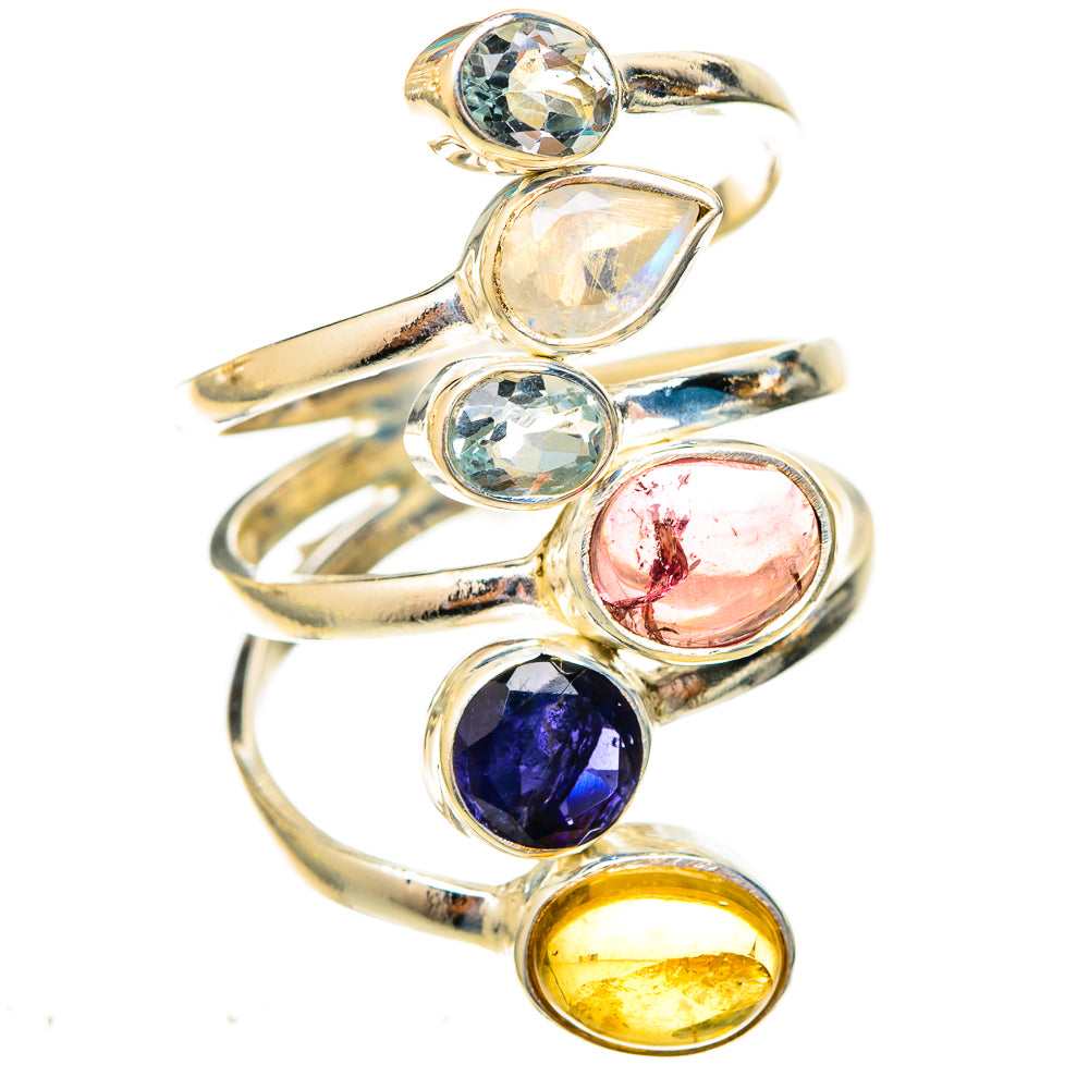 Pink Tourmaline Rings handcrafted by Ana Silver Co - RING122934 - Photo 2